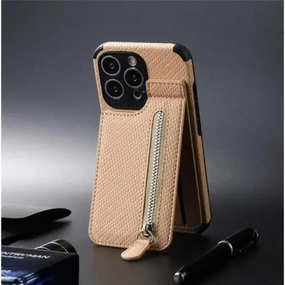 3-in-1 Phone Case In Beige For iPhone 14 Pro - Picture 4 of 11